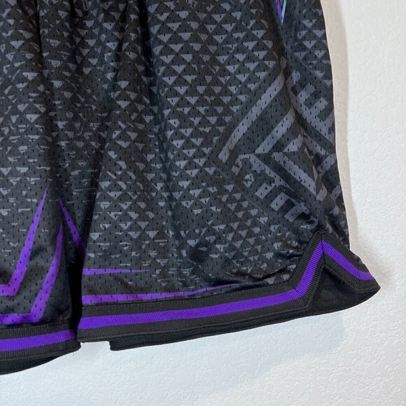 Basketball Shorts Savs Black Purple Athletic Streetwear 3XL - Picture 4 of 5